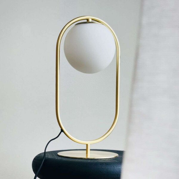 Stolne Lampa Dyberg Larsen, Reims, Zlato / mjed, Dnevna soba, Mjed, Skandinavski