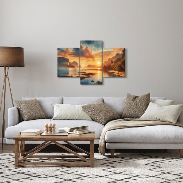 Slika - Pogled s plaže (90x60 cm)