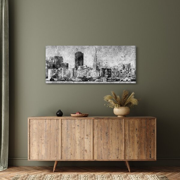 Slika - Grad umjetnosti kave (120x50 cm)