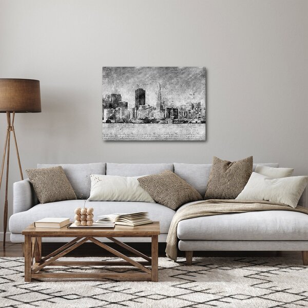 Slika - Grad umjetnosti kave (70x50 cm)