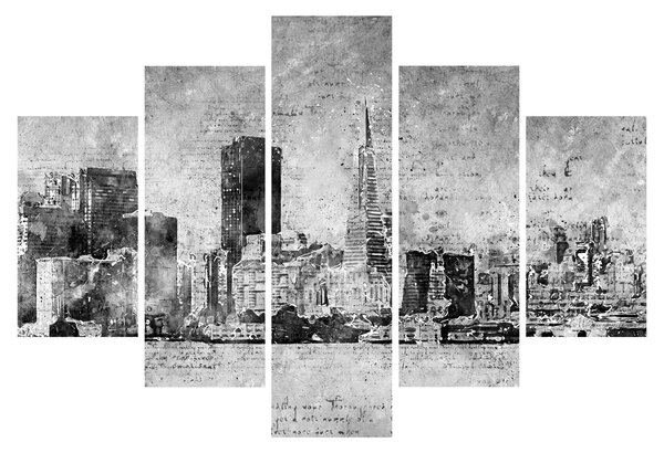 Slika - Grad umjetnosti kave (150x105 cm)
