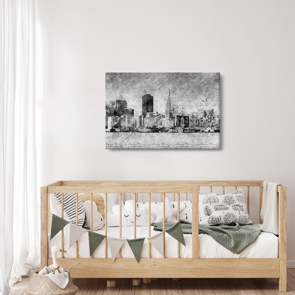 Slika - Grad umjetnosti kave (90x60 cm)