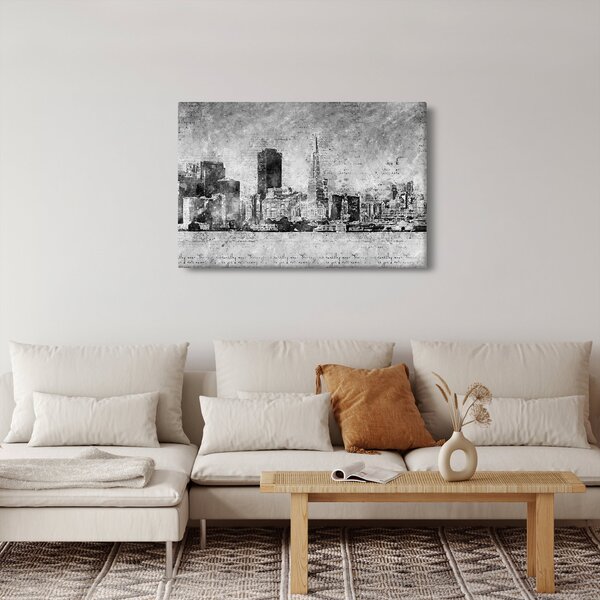 Slika - Grad umjetnosti kave (90x60 cm)
