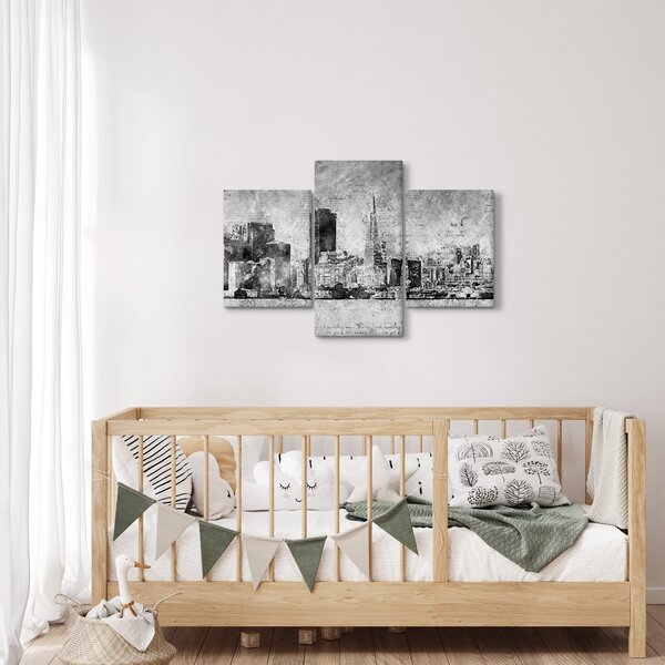 Slika - Grad umjetnosti kave (90x60 cm)