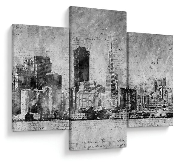 Slika - Grad umjetnosti kave (90x60 cm)