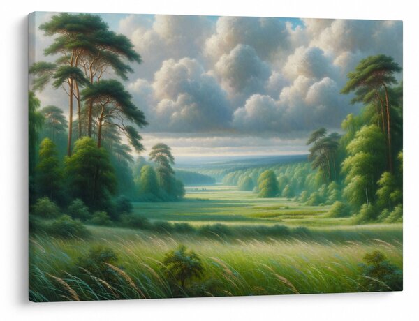 Slika - Zeleni krajolik (70x50 cm)