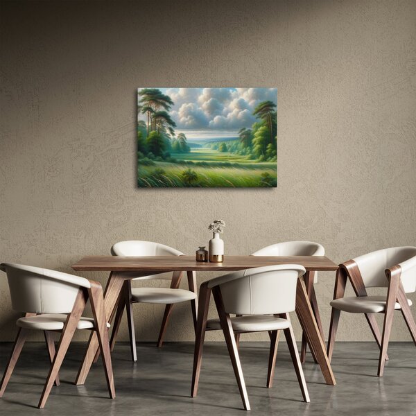 Slika - Zeleni krajolik (70x50 cm)