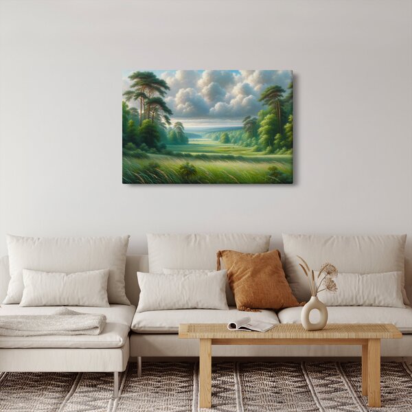 Slika - Zeleni krajolik (90x60 cm)