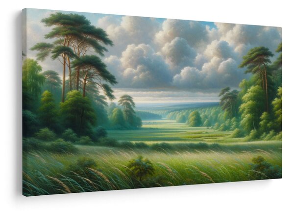 Slika - Zeleni krajolik (90x60 cm)