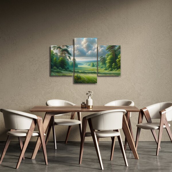Slika - Zeleni krajolik (90x60 cm)