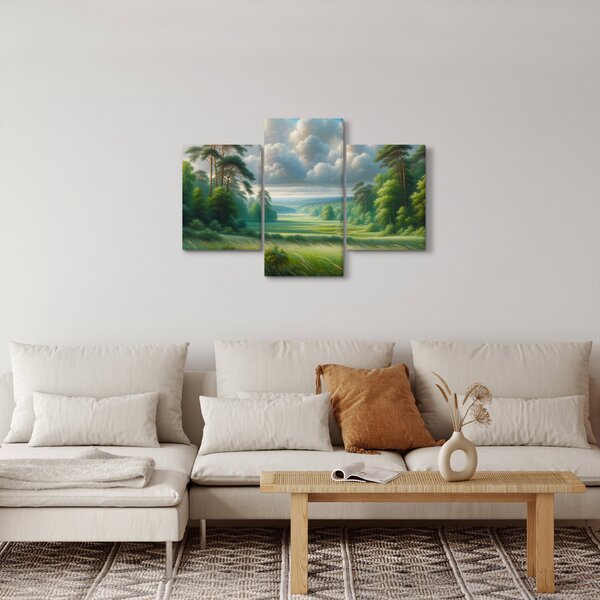 Slika - Zeleni krajolik (90x60 cm)