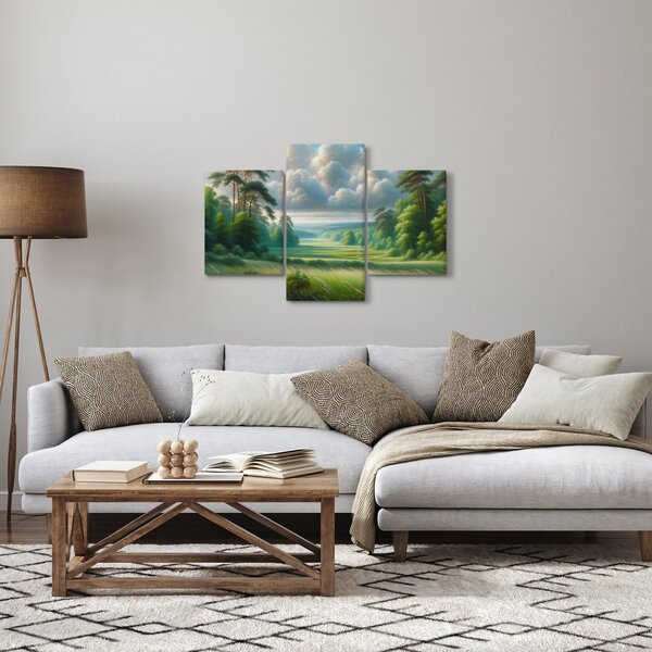 Slika - Zeleni krajolik (90x60 cm)