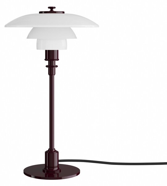 Stolne Lampa Louis Poulsen, PH 2/1, Crvena, Dnevna soba, Staklo, Dizajn