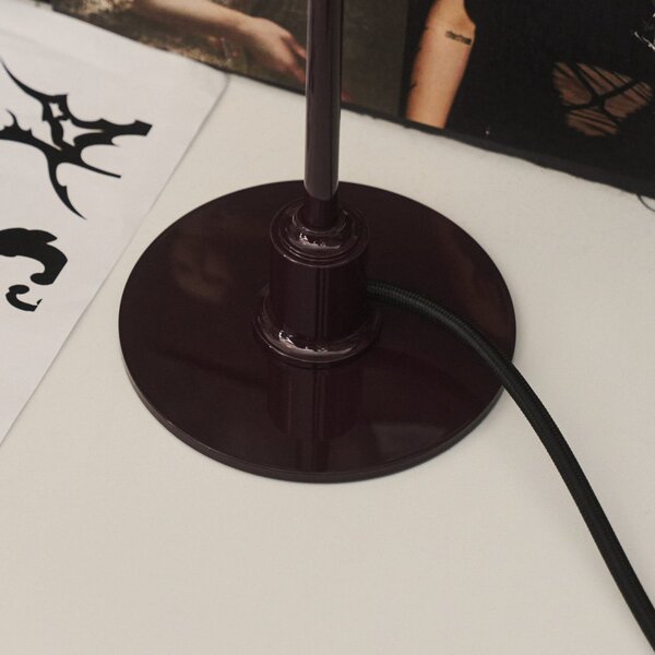 Stolne Lampa Louis Poulsen, PH 2/1, Crvena, Dnevna soba, Staklo, Dizajn