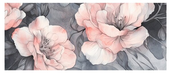Slika - Skica cvjetova (120x50 cm)