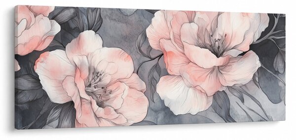Slika - Skica cvjetova (120x50 cm)