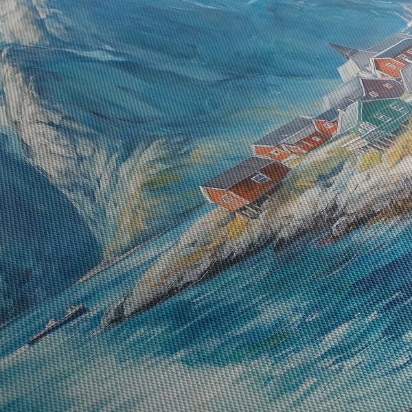 Slika - Norveško selo (120x50 cm)