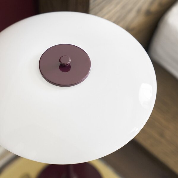 Stolne Lampa Louis Poulsen, PH 3/2, Crvena, Dnevna soba, Staklo, Dizajn