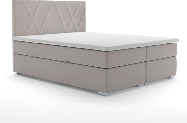 Zondo Bračni krevet Boxspring 140 cm Lanarra (s prostorom za odlaganje)