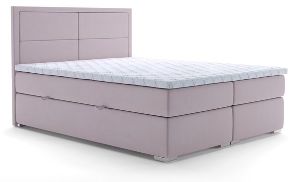 Zondo Bračni krevet Boxspring 160 cm Menorra (s prostorom za odlaganje)