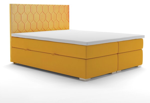 Zondo Bračni krevet Boxspring 140 cm Piranno (s prostorom za odlaganje)