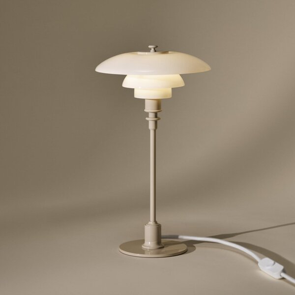 Stolne Lampa Louis Poulsen, PH 2/1, Bež, Dnevna soba, Staklo, Dizajn