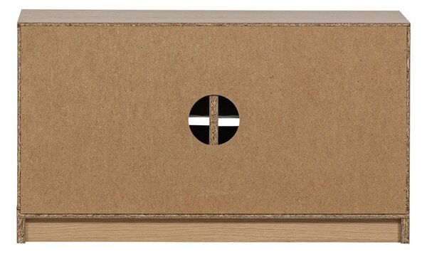 Modularna TV komoda u dekoru hrasta u prirodnoj boji 77x44 cm Modulair – vtwonen