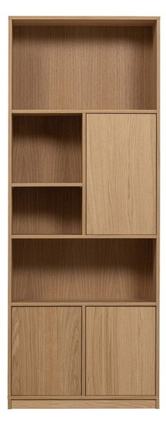 Modularna biblioteka u dekoru hrasta u prirodnoj boji 77x199 cm Modulair – vtwonen