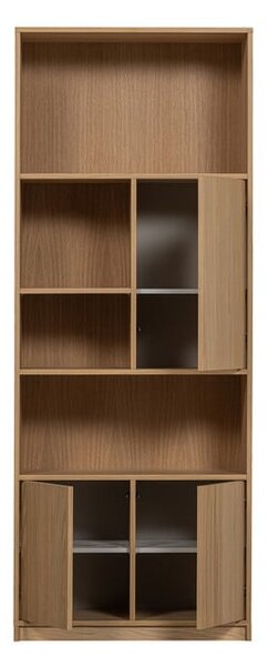 Modularna biblioteka u dekoru hrasta u prirodnoj boji 77x199 cm Modulair – vtwonen