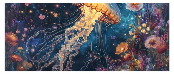 Slika - Čarobna meduza (120x50 cm)