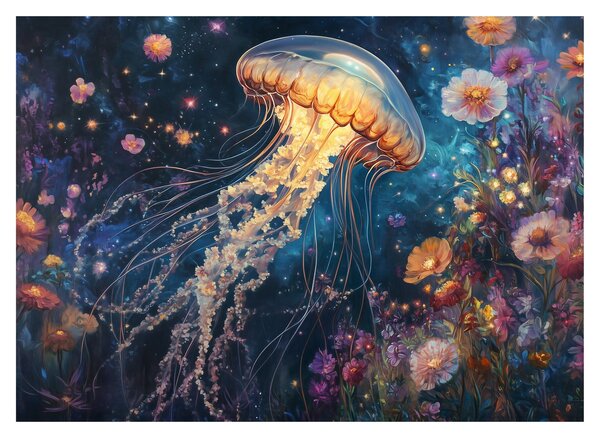 Slika - Čarobna meduza (70x50 cm)