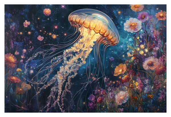 Slika - Čarobna meduza (90x60 cm)