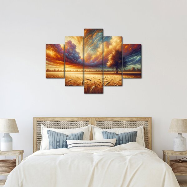 Slika – Drvo na polju (150x105 cm)