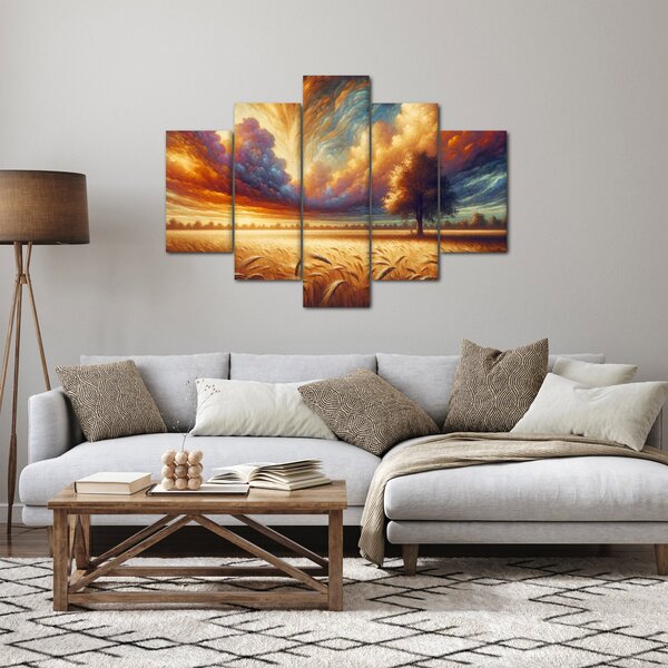 Slika – Drvo na polju (150x105 cm)