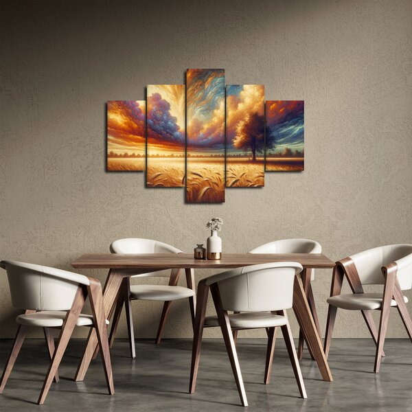 Slika – Drvo na polju (150x105 cm)