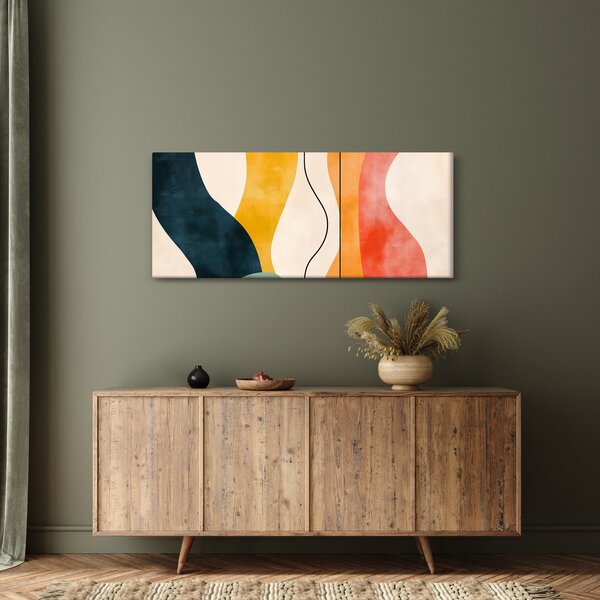 Slika - Minimalistična šarena ilustracija II. (120x50 cm)