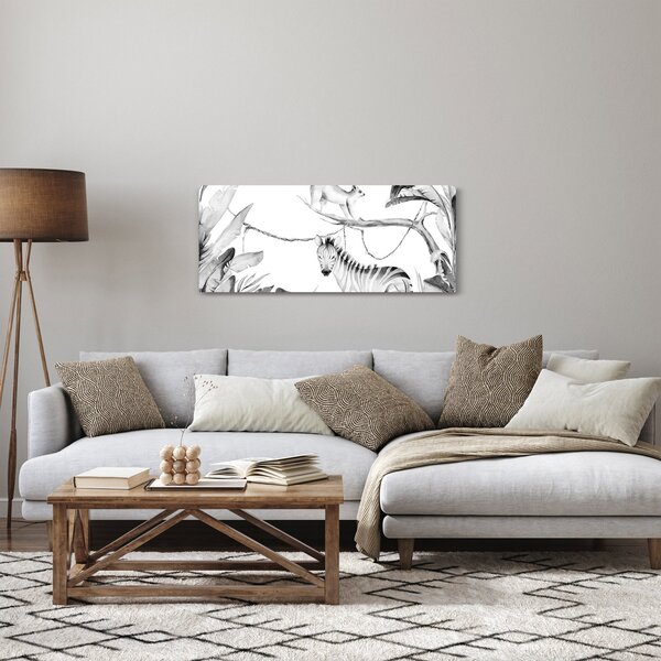 Slika - Akvarel džungla (120x50 cm)