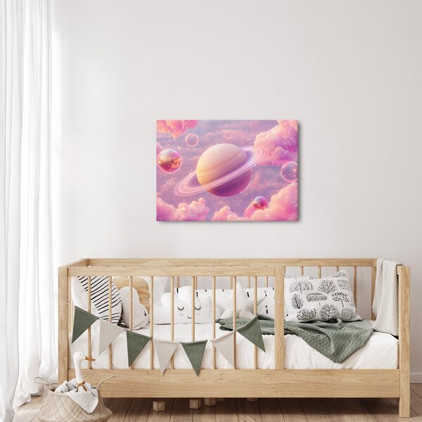 Slika - Ružičasti planet (70x50 cm)