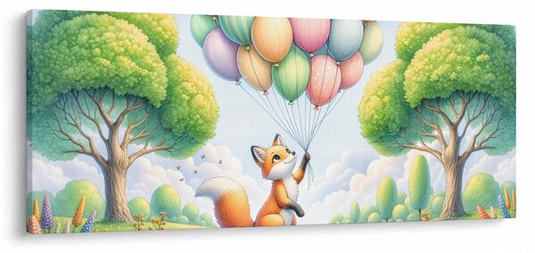 Slika – Sretna lisica (120x50 cm)