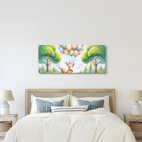 Slika – Sretna lisica (120x50 cm)