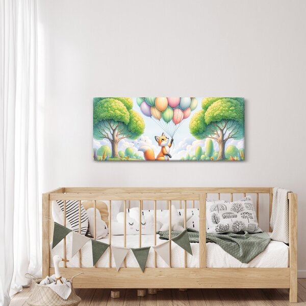 Slika – Sretna lisica (120x50 cm)