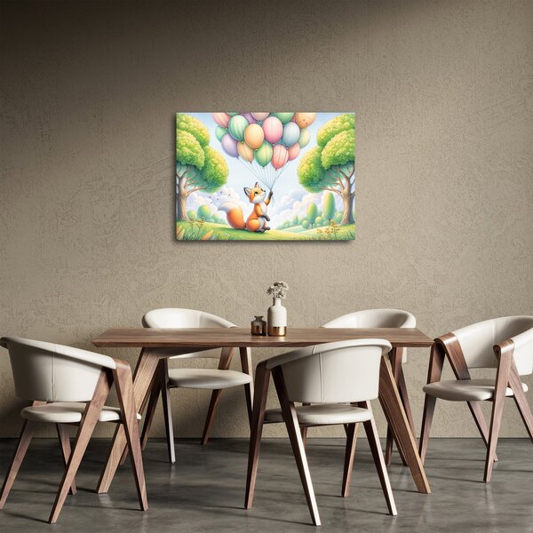Slika – Sretna lisica (70x50 cm)