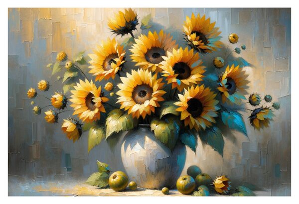 Slika – Vaza sa suncokretima (90x60 cm)