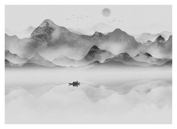 Slika - Japansko jezero (70x50 cm)
