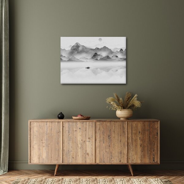 Slika - Japansko jezero (70x50 cm)
