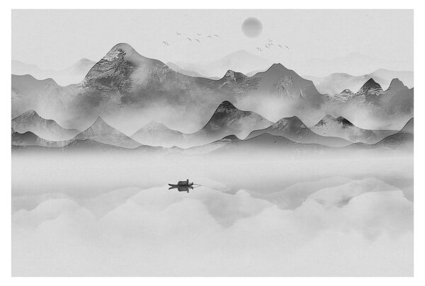 Slika - Japansko jezero (90x60 cm)