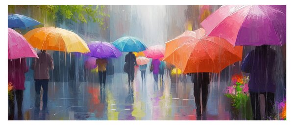Slika - Kišni dan (120x50 cm)