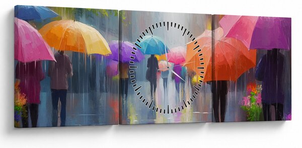 Slika - Kišni dan (sa satom) (90x30 cm)