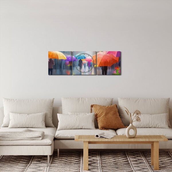 Slika - Kišni dan (sa satom) (90x30 cm)