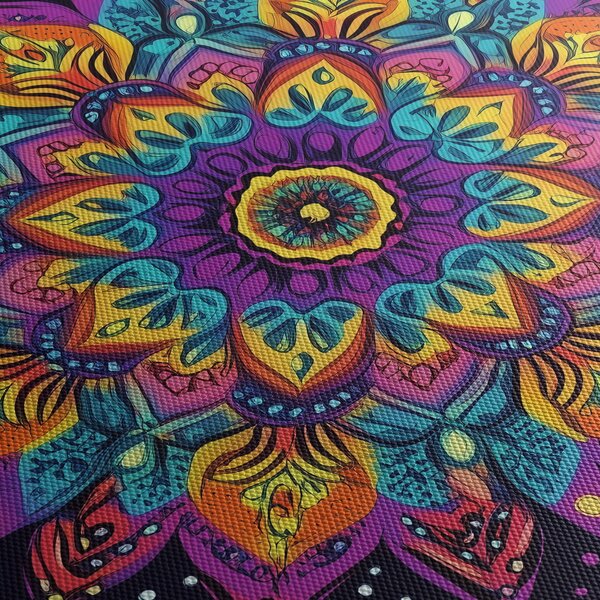Slika - Kaleidoskopska mandala (90x60 cm)